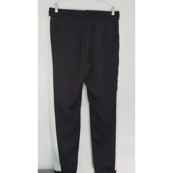 SOLD! H&M New Tuxedo Stripe Drawstring Jogger Pant Black Size 12 NWT - Picture 3 of 8